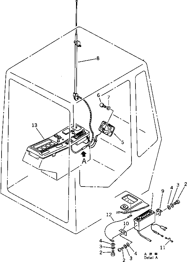 Провод 20S-976-2140 Komatsu