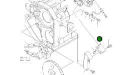 Кронштейн 6738-71-3610 Komatsu