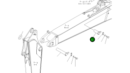 Палец 21K-70-21170 Komatsu