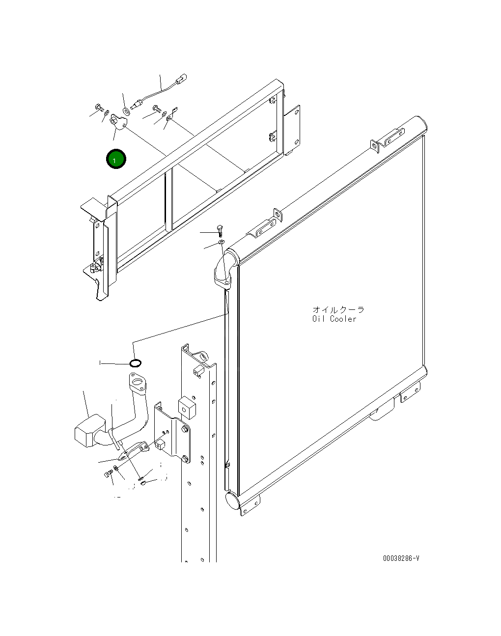 Кронштейн 21M-03-21610 Komatsu