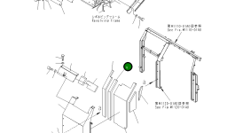 Лист 22U-54-22850 Komatsu