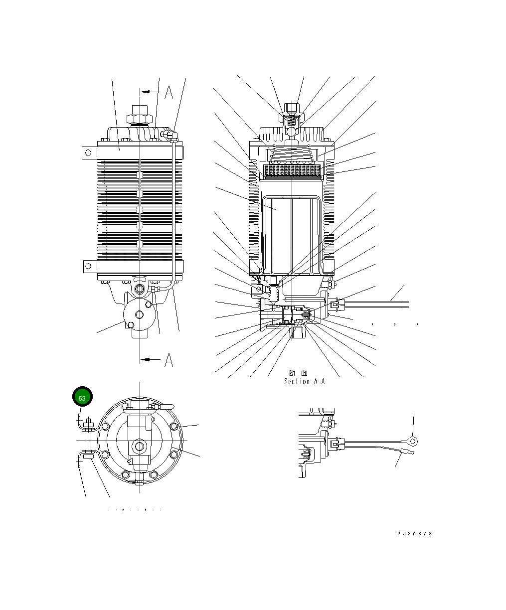 Кронштейн 566-35-6A941 Komatsu