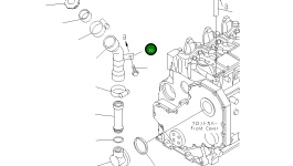 Клипса 206-979-4380 Komatsu