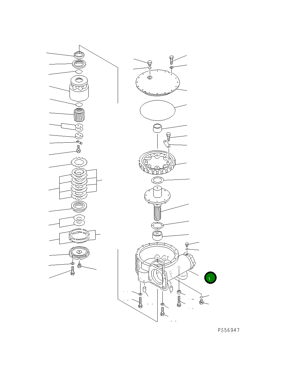 Корпус 235-70-15114 Komatsu