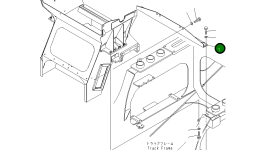Кронштейн 8296-70-1311 Komatsu