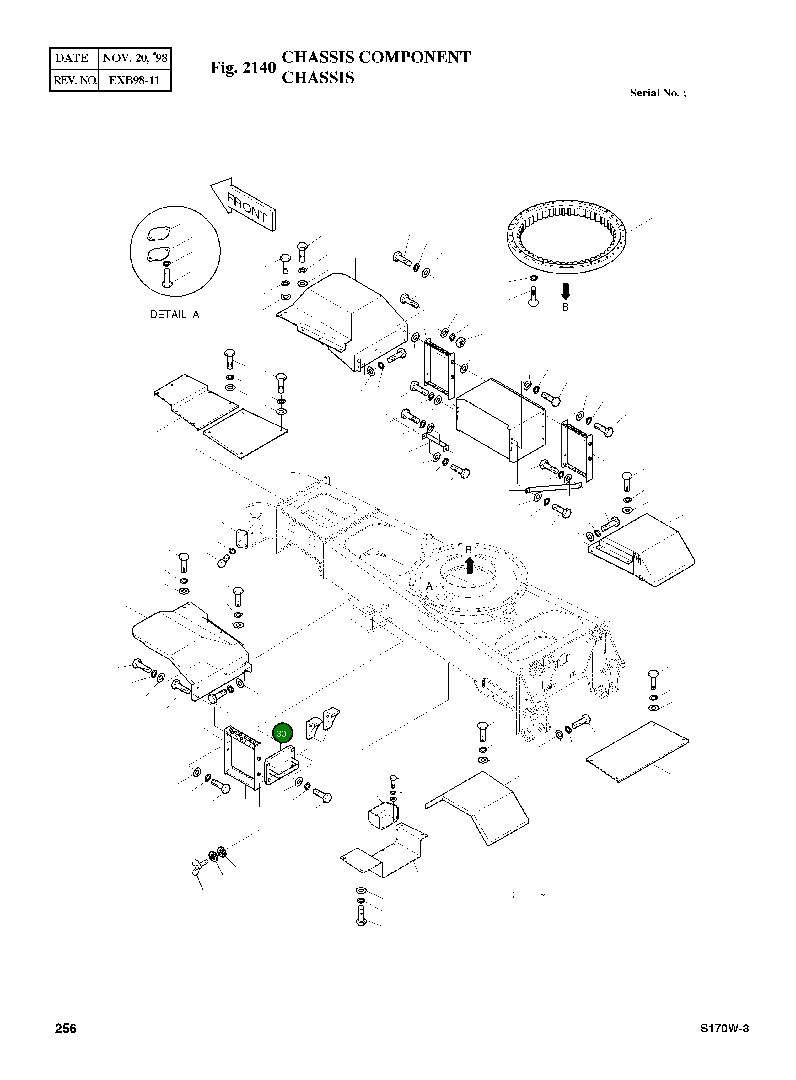 Кронштейн 2145-1182A Komatsu