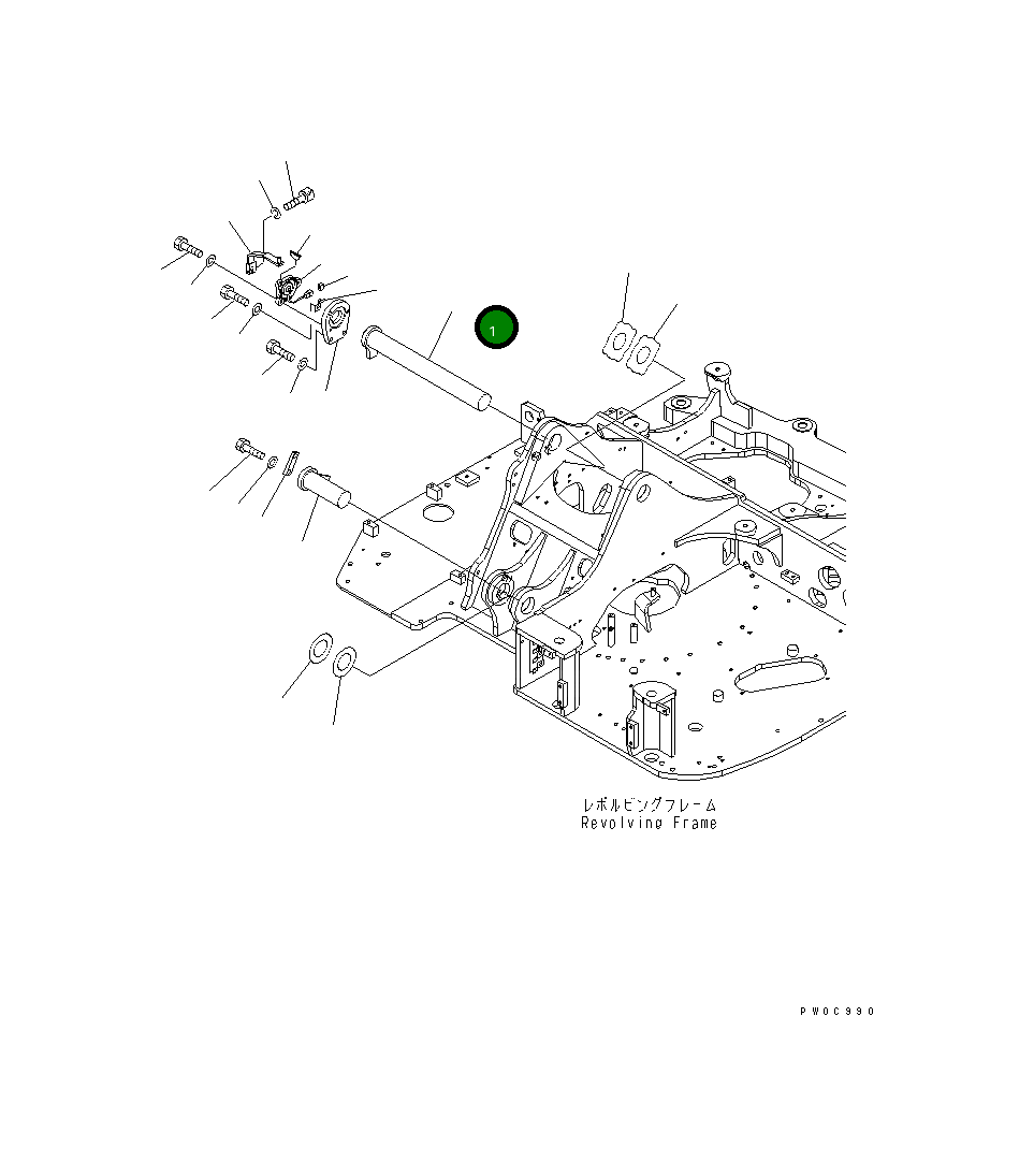 Палец 21W-70-41510 Komatsu