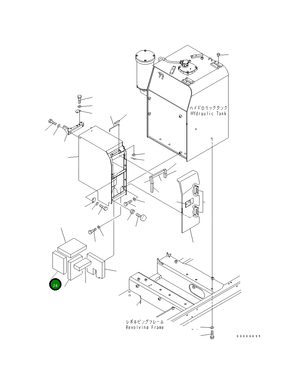Лист 21M-54-19270 Komatsu