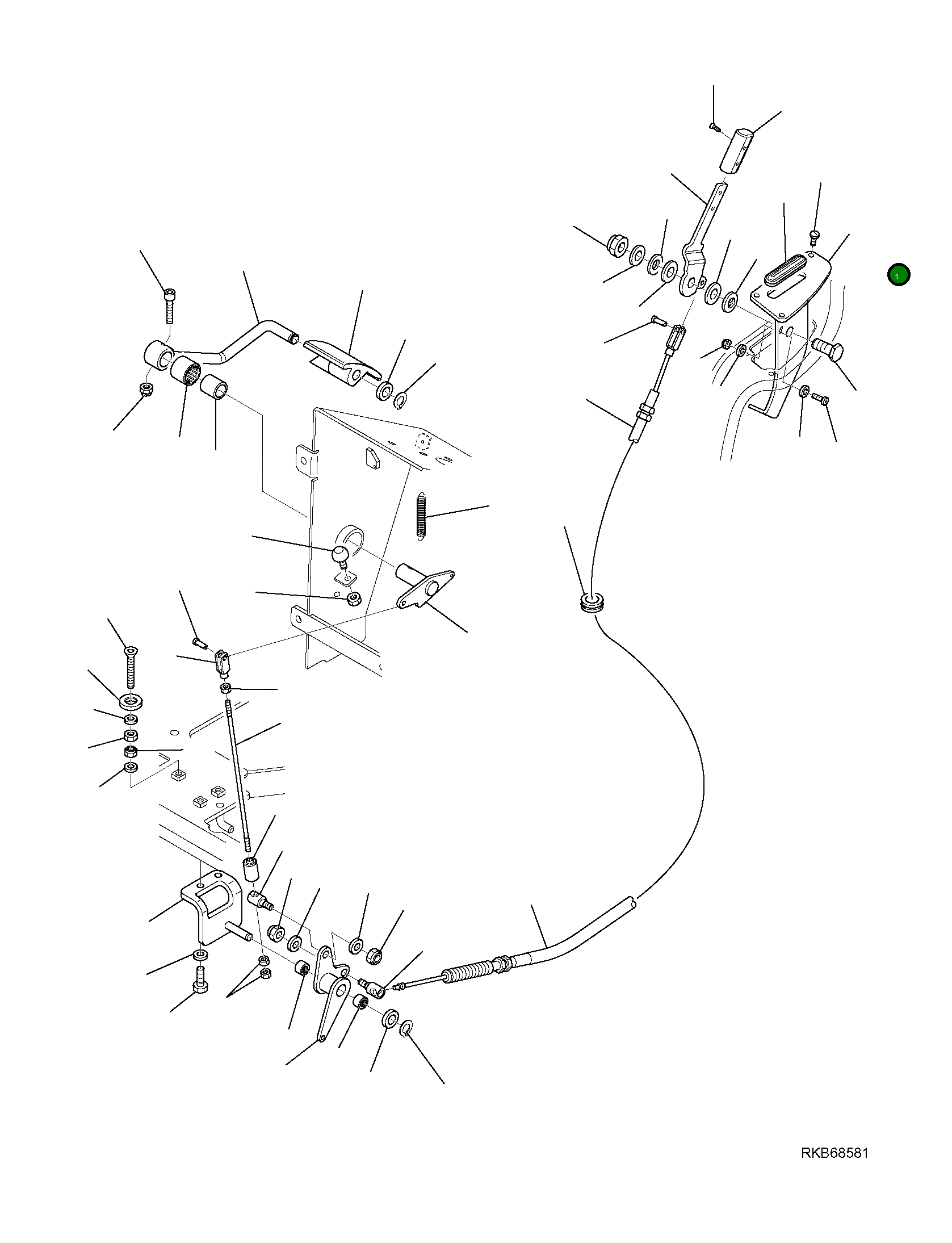 Опора 42N-54-14410 Komatsu