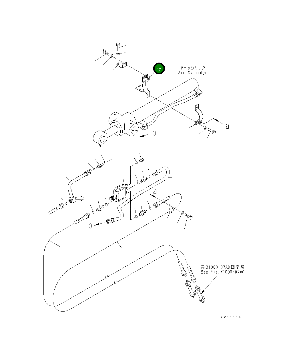 Кронштейн 20U-70-46110 Komatsu