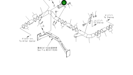 Кронштейн 569-02-82342 Komatsu