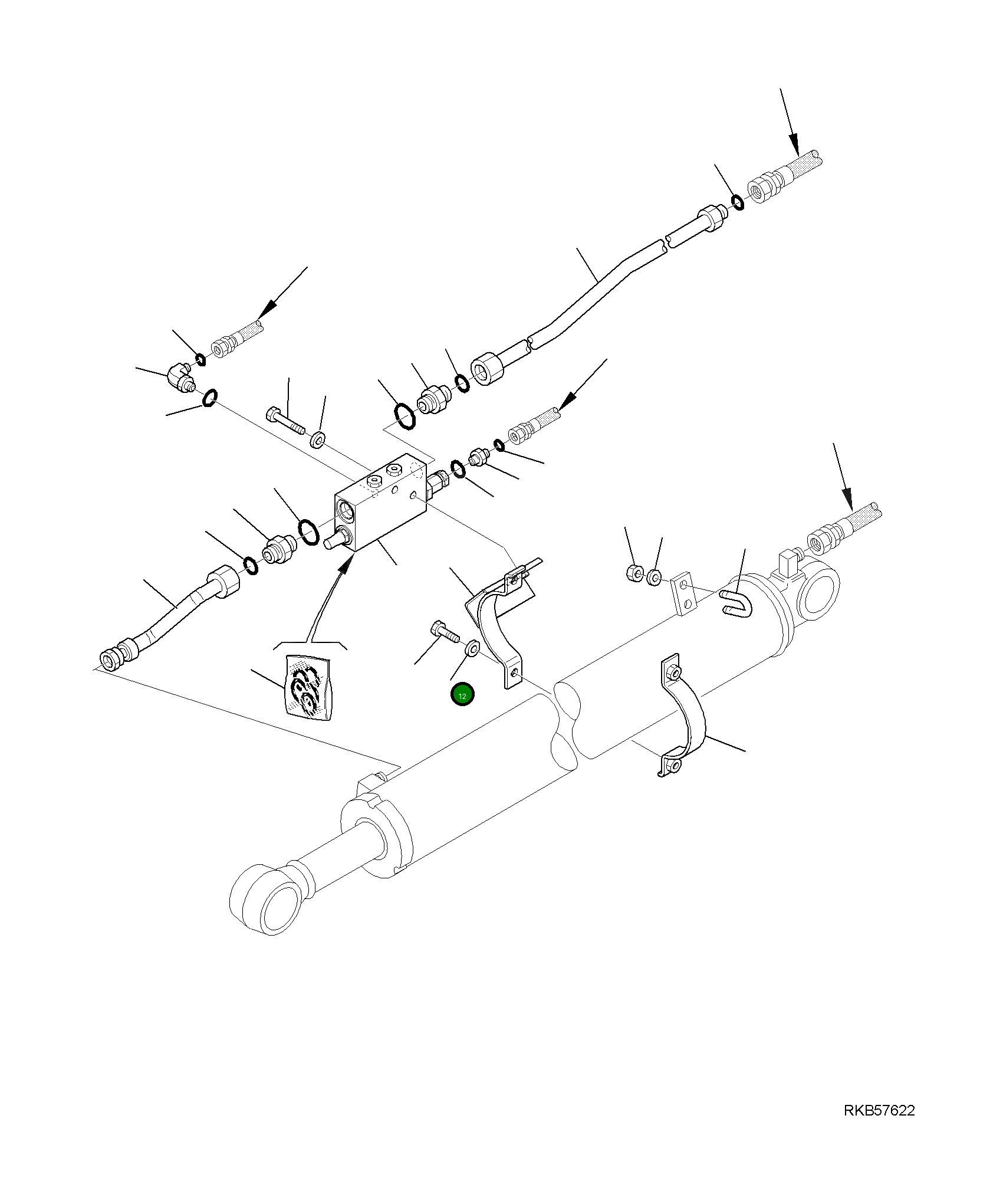 Кронштейн 21W-62-R6412 Komatsu