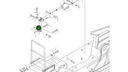 Кронштейн 21T-54-33382 Komatsu
