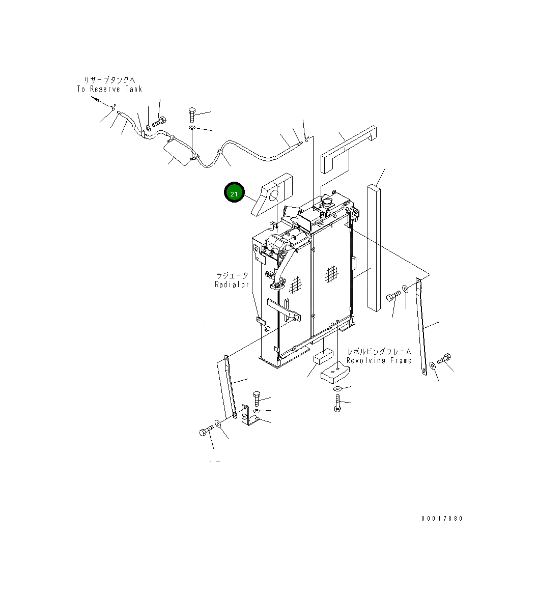 Лист 22B-54-19791 Komatsu