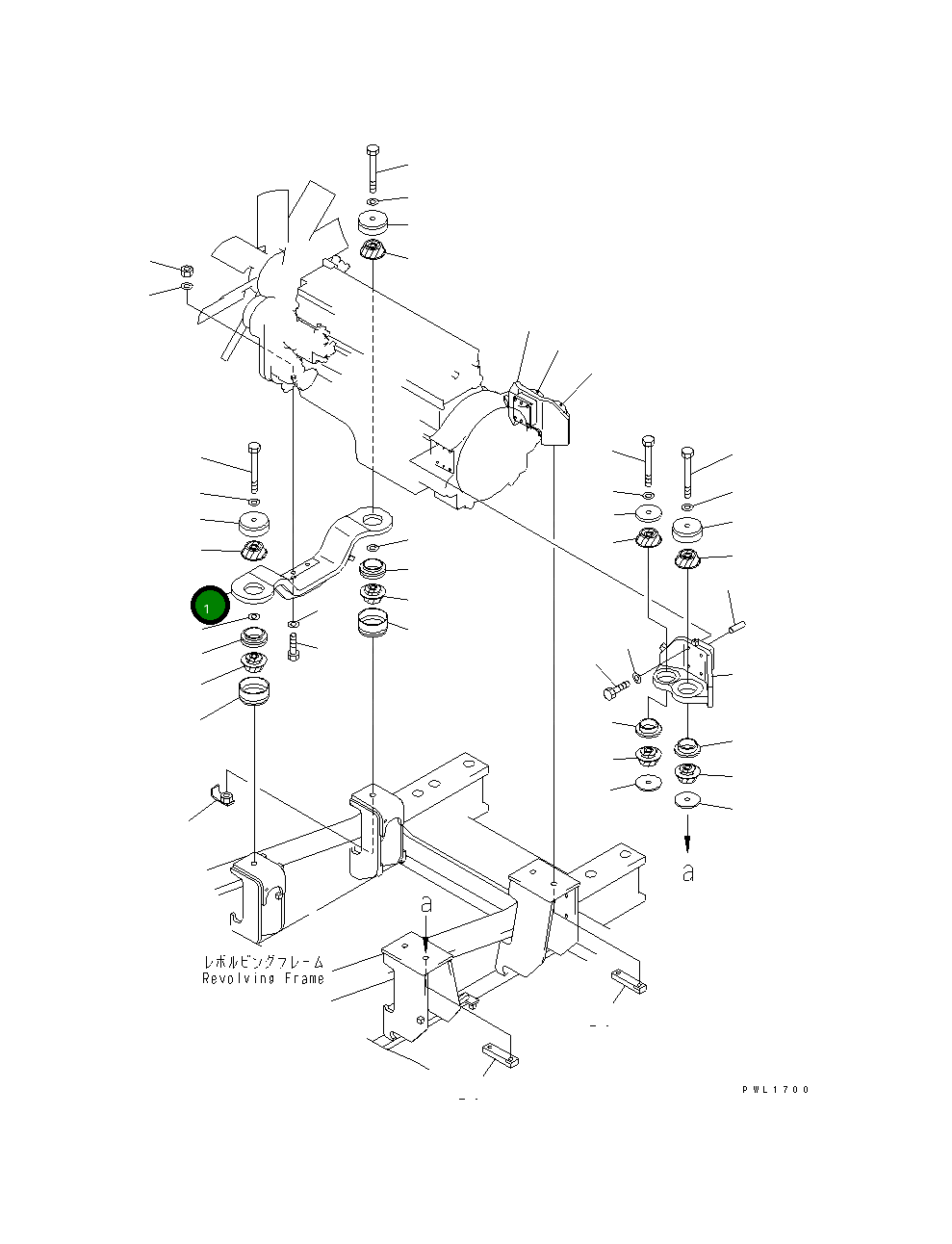 Кронштейн 21M-01-11310 Komatsu