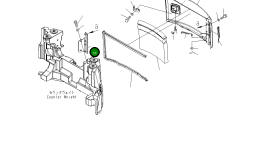 Кронштейн 22M-54-21151 Komatsu