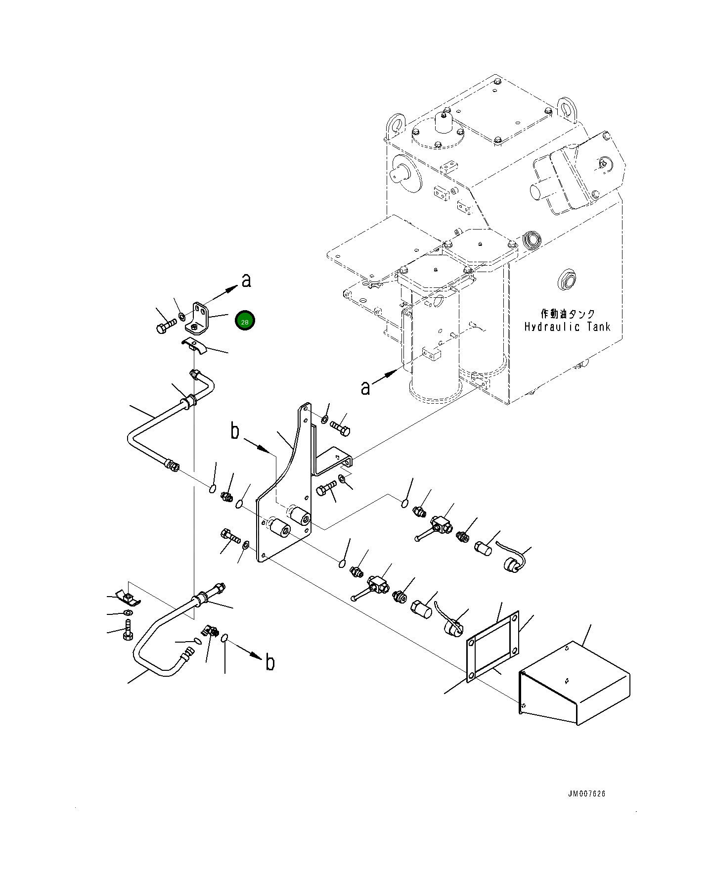 Кронштейн 561-87-8A160 Komatsu