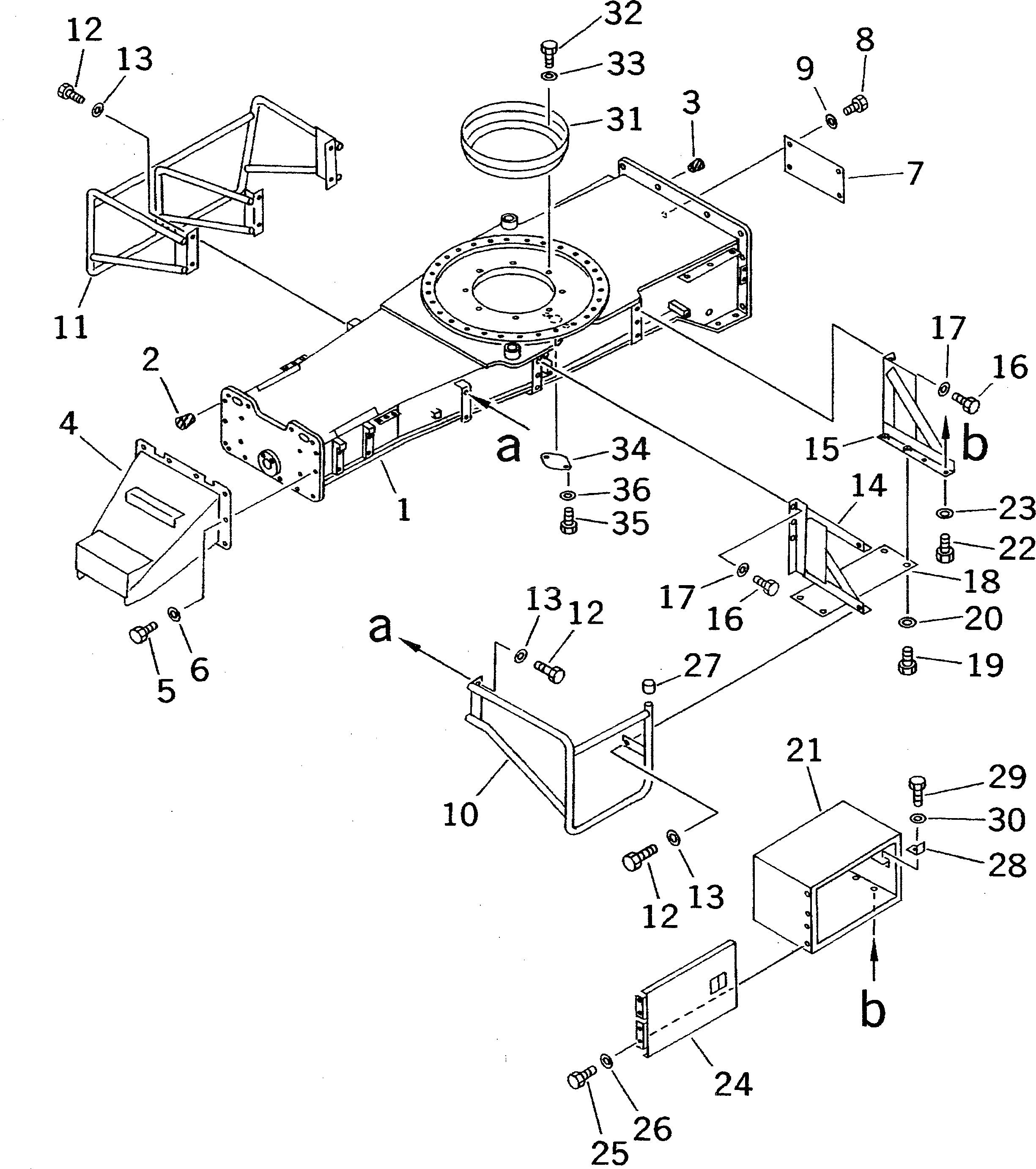 Кронштейн 20D-47-41840 Komatsu