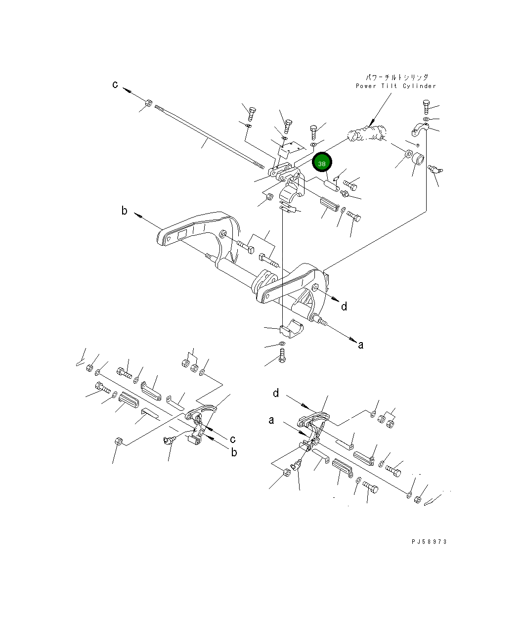Палец 233-735-3190 Komatsu