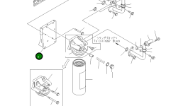 Кронштейн 6156-51-5250 Komatsu