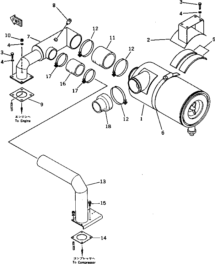 Кронштейн M711038838300 Komatsu