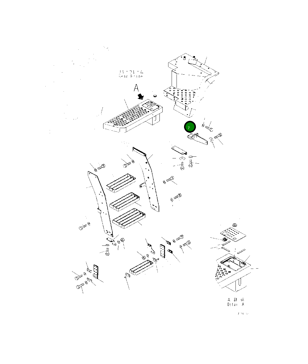 Кронштейн 423-54-54870 Komatsu