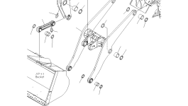 Коромысло в сборе 421-70-A1500 Komatsu