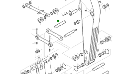 Палец 2123-2478 Komatsu