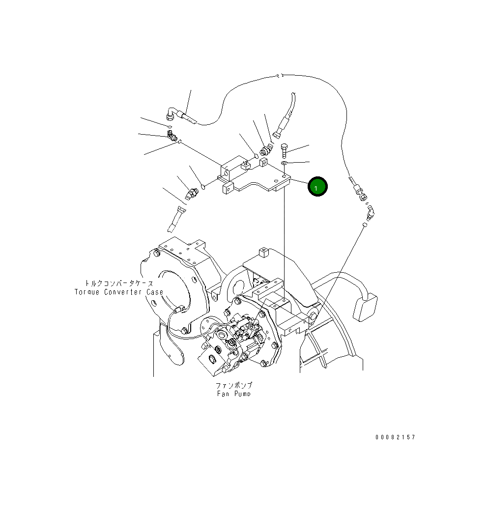 Кронштейн 17A-61-43921 Komatsu