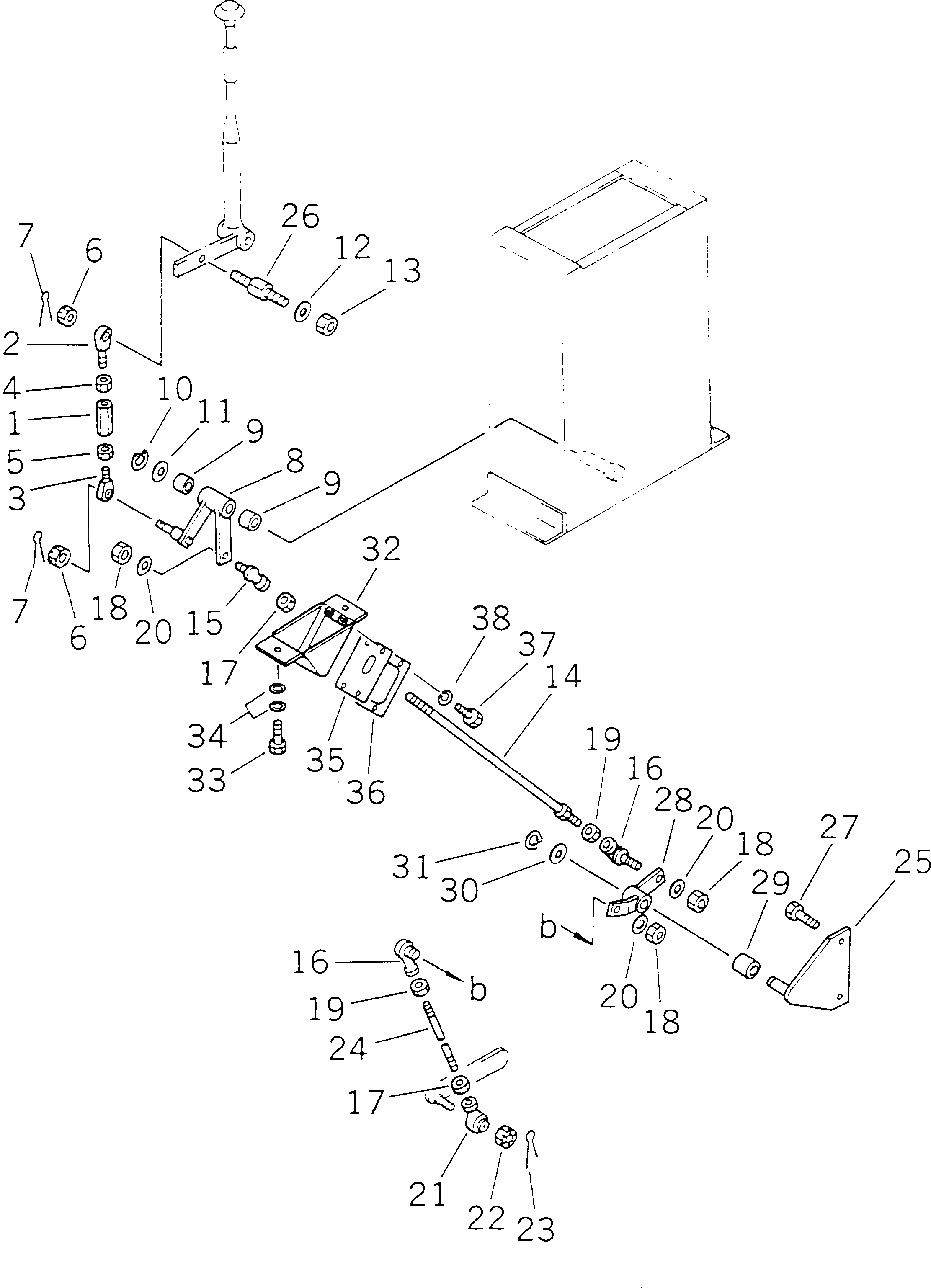 Кронштейн 23E-45-11170 Komatsu