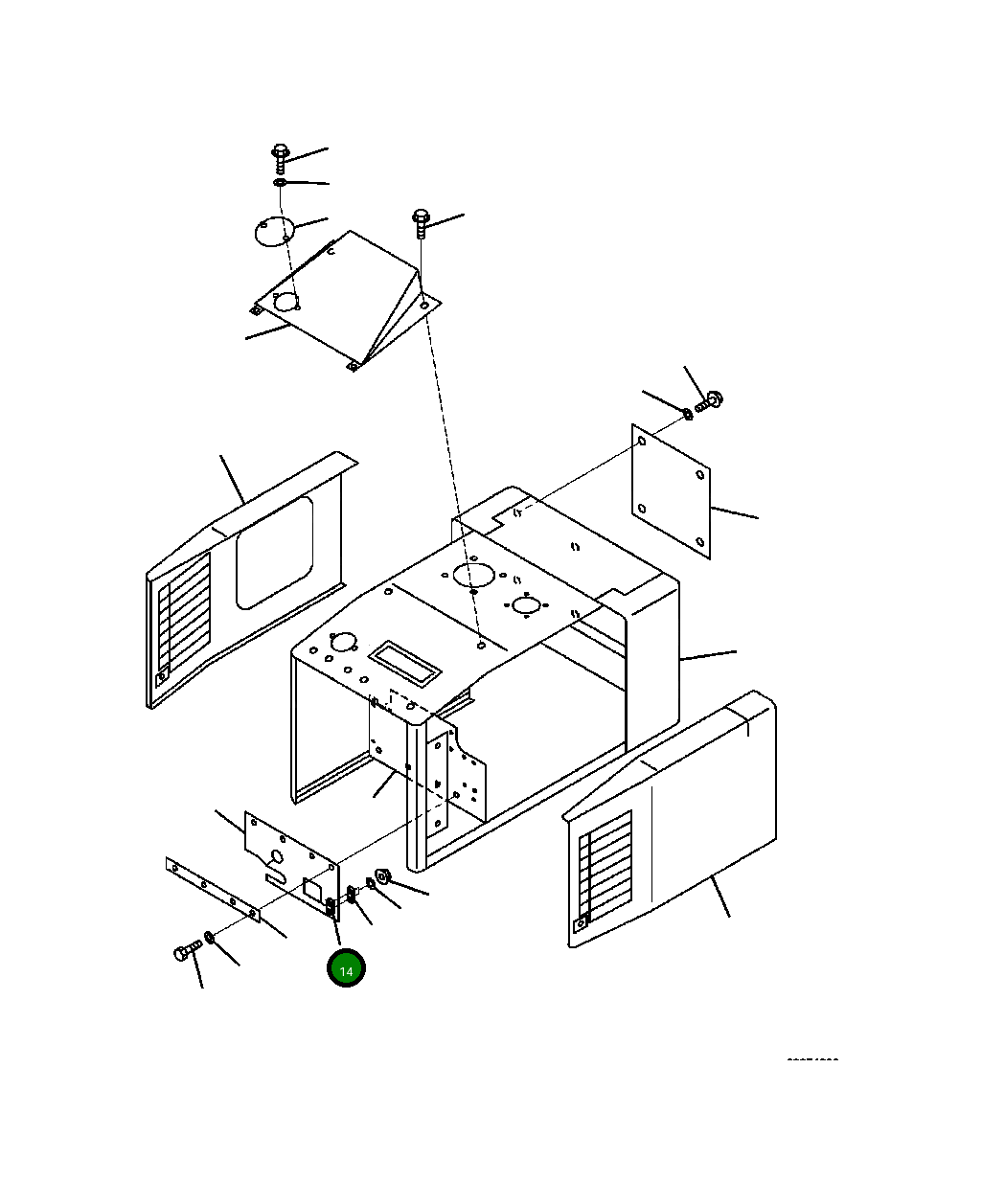 Кронштейн 419-54-A2950 Komatsu
