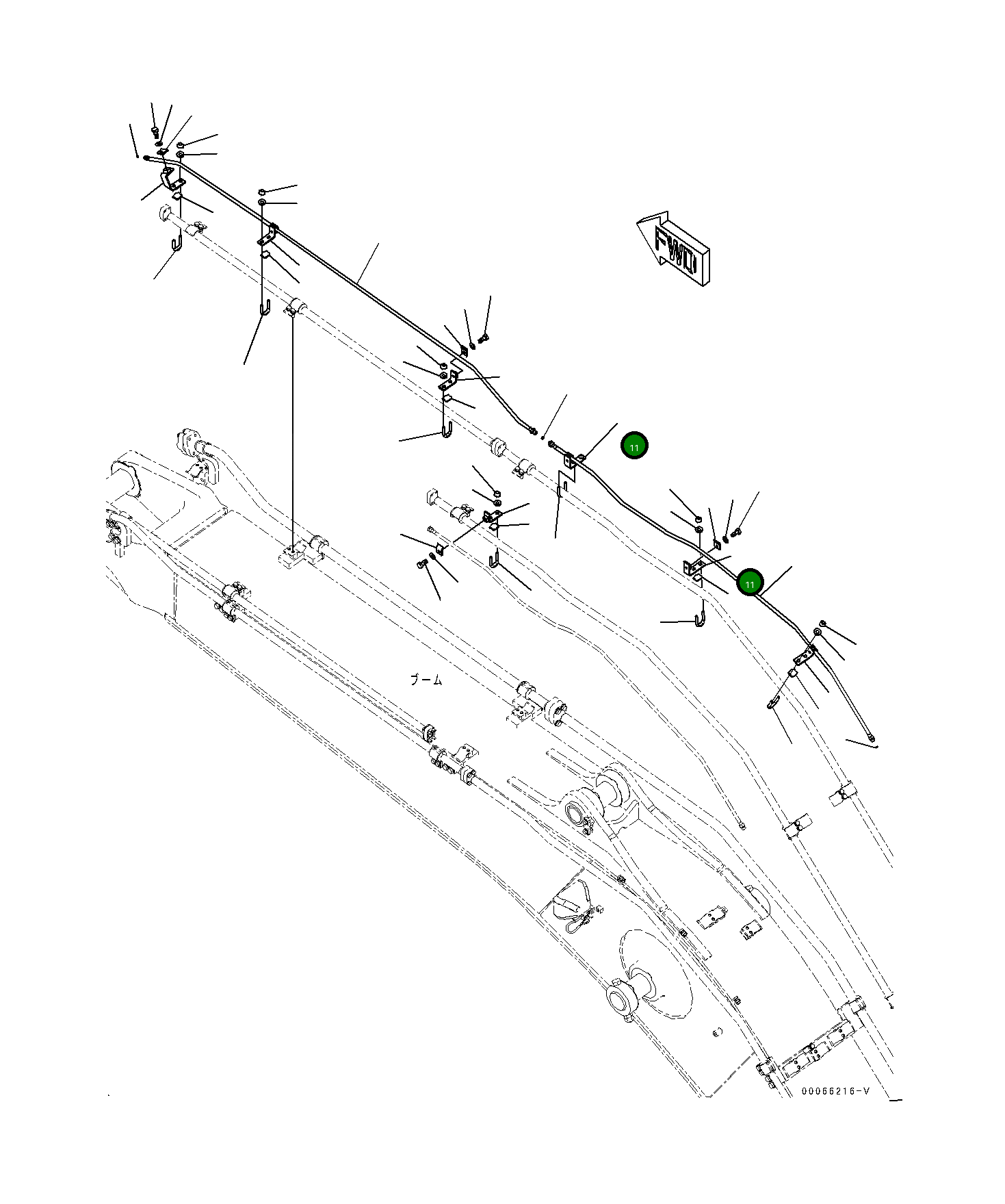Кронштейн 207-62-76350 Komatsu