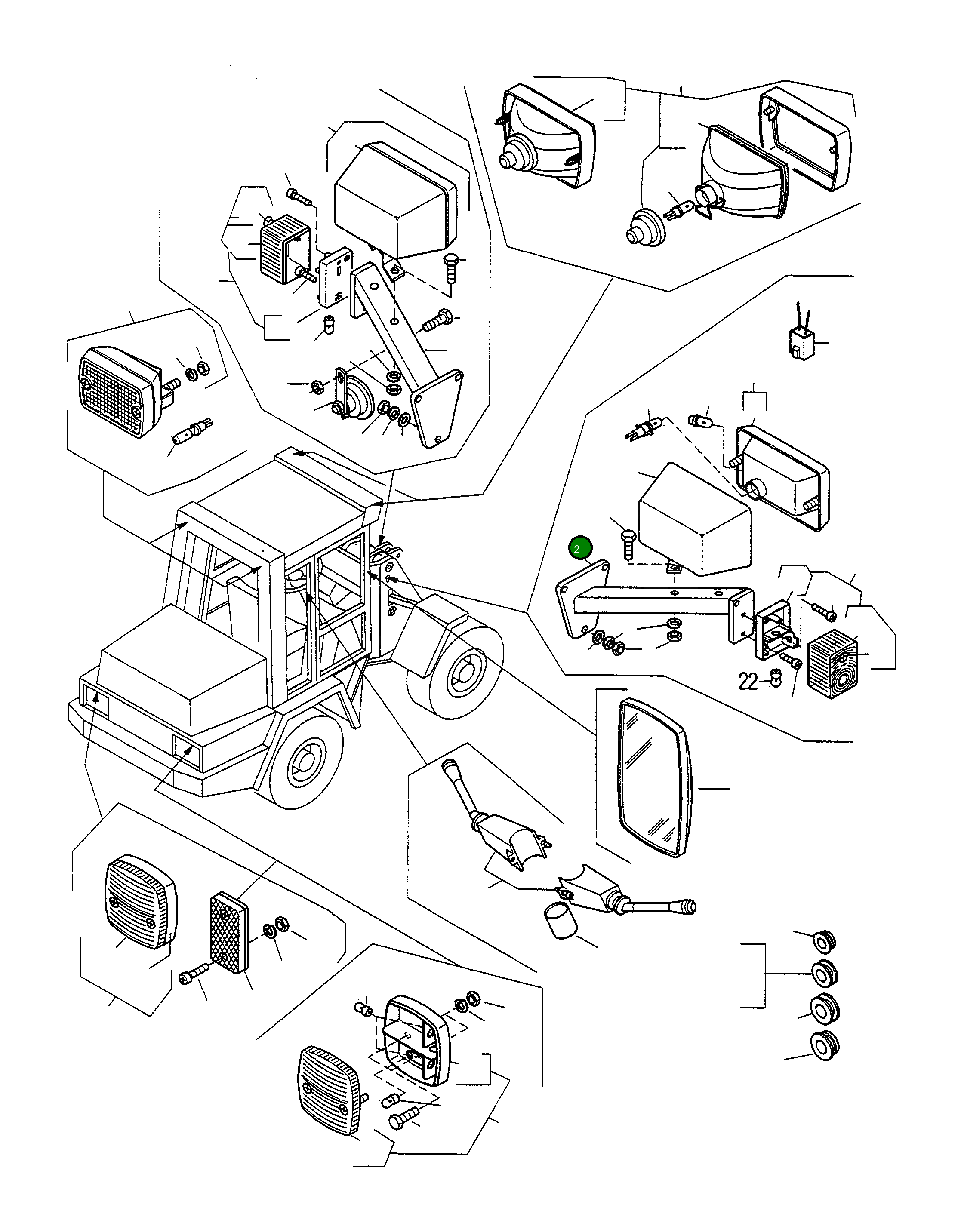 Кронштейн 4241056M91 Komatsu