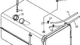Лента бака DY81955-23104 Komatsu