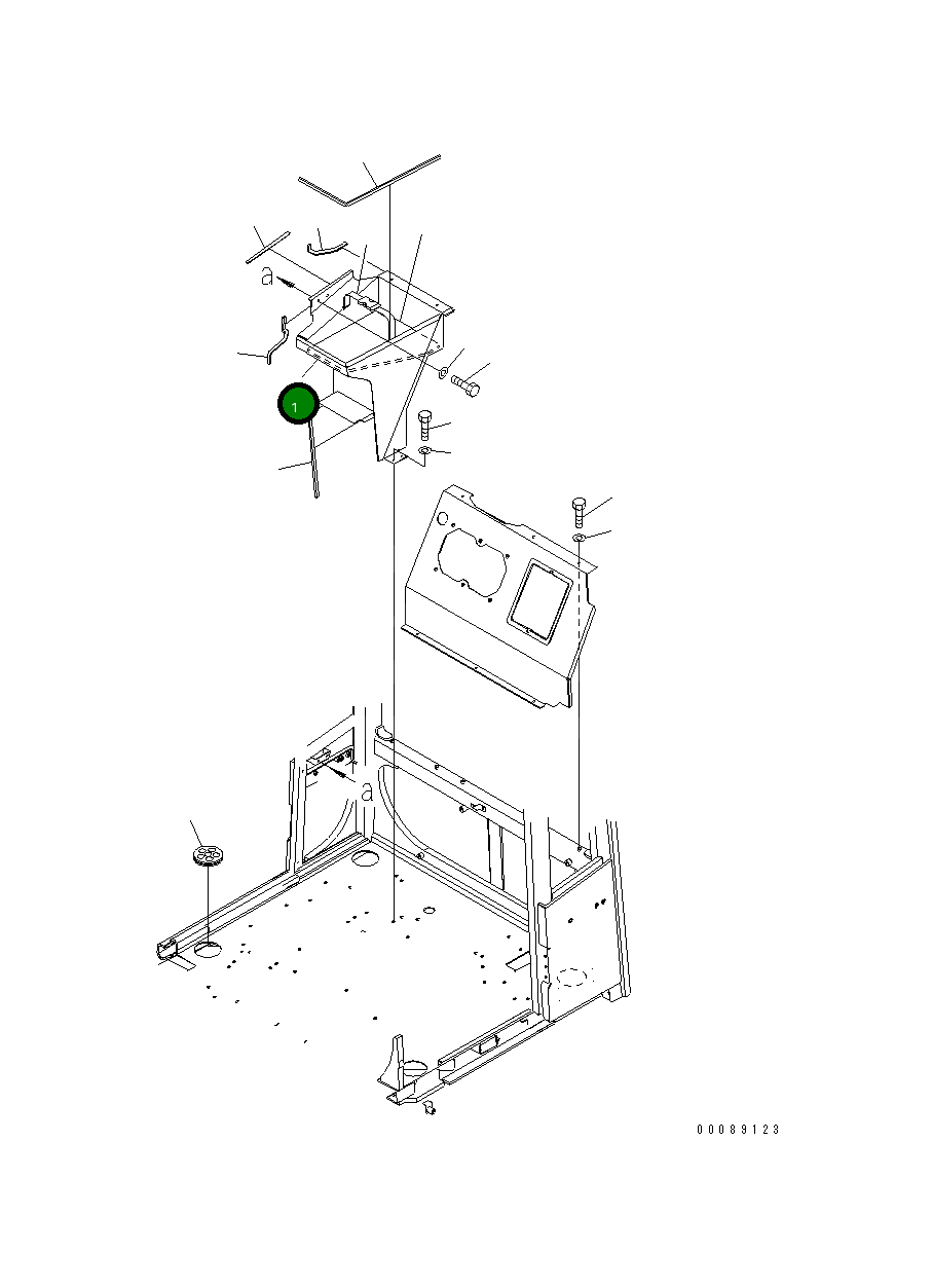 Лоток 425-54-32531 Komatsu