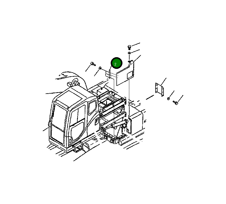 Кронштейн 20Y-54-KA610 Komatsu