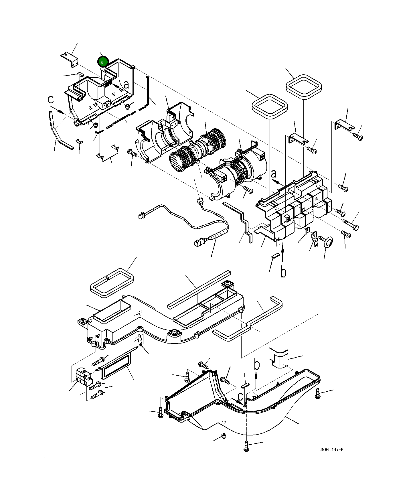 Корпус AN51153-40491 Komatsu