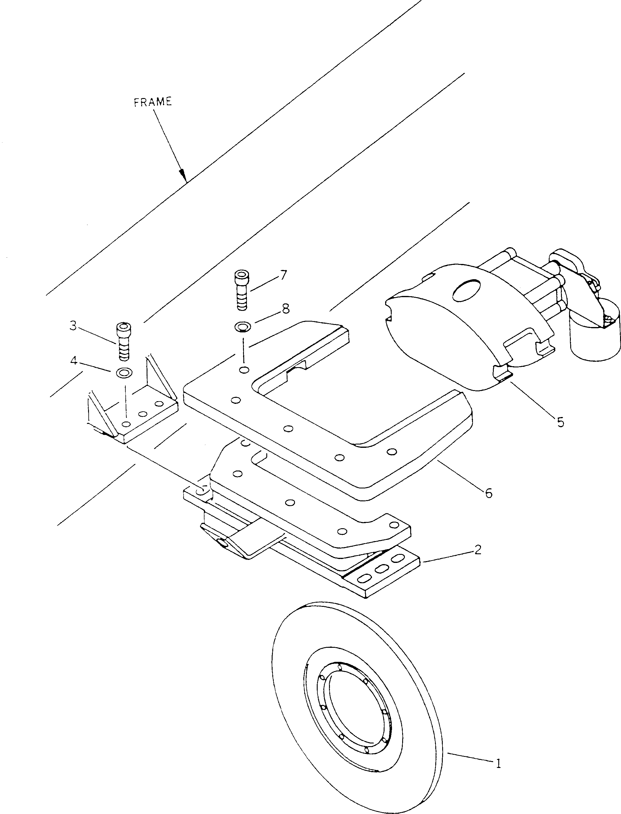 Кронштейн BW012213 Komatsu