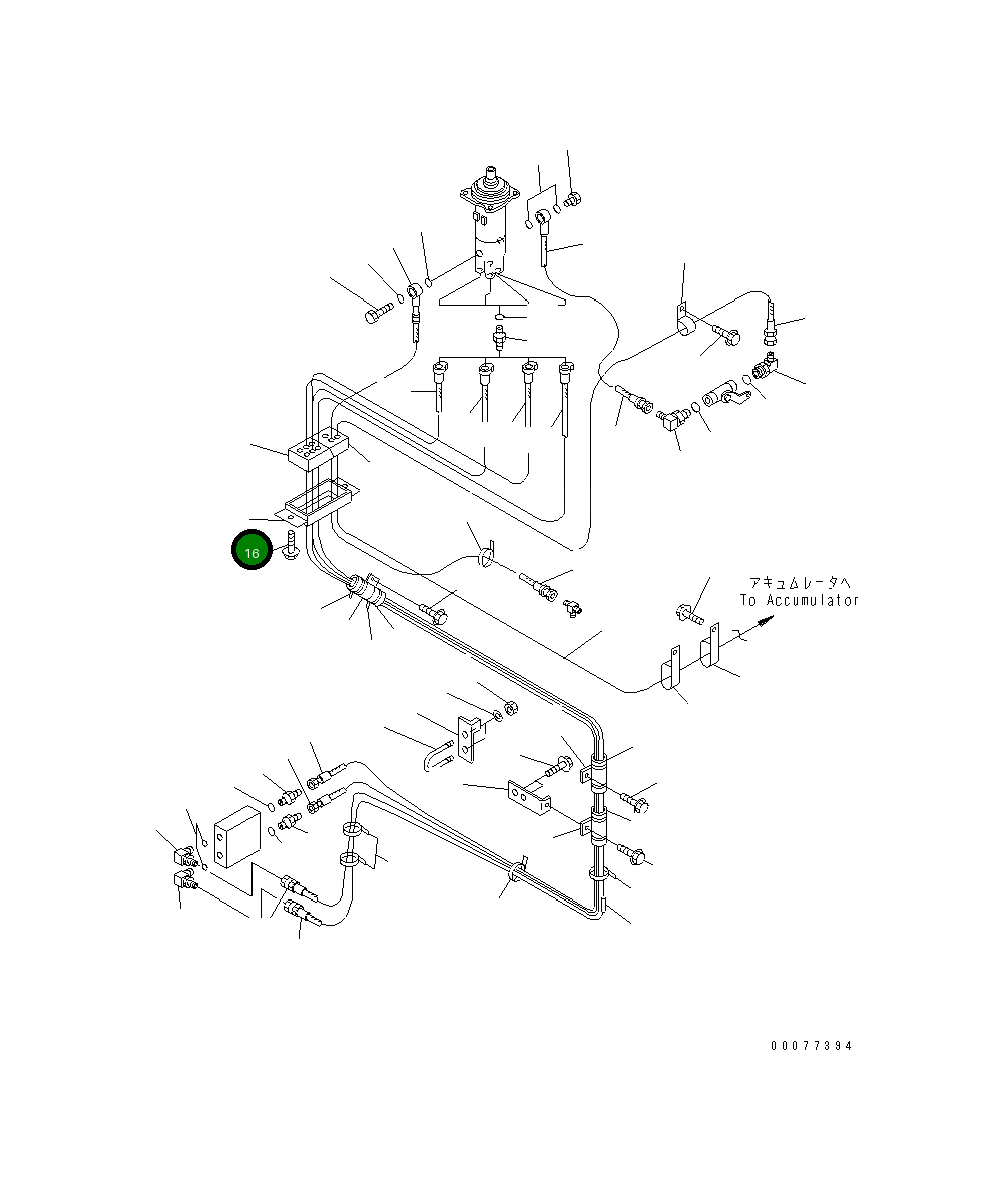 Кронштейн 418-43-28260 Komatsu