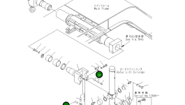 Палец 262-70-73270 Komatsu