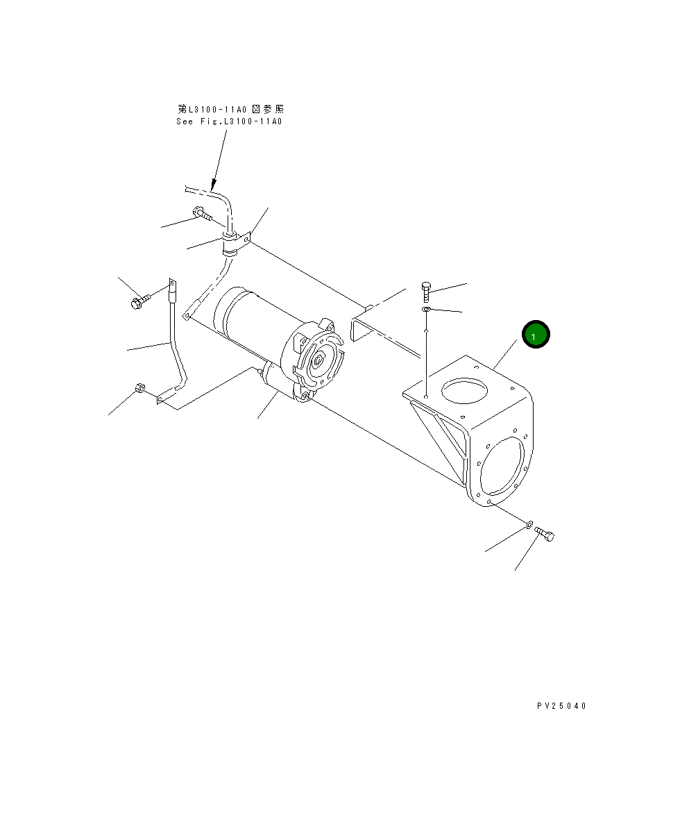 Кронштейн 567-40-74330 Komatsu