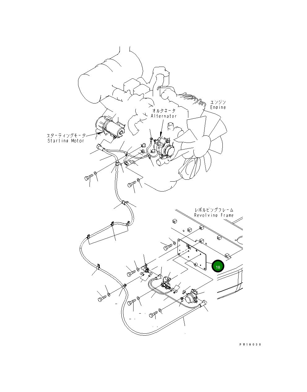 Кронштейн 22U-06-21431 Komatsu