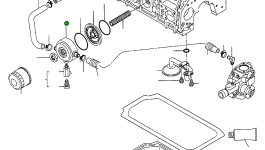 Масляный радиатор YM119642-33030 Komatsu