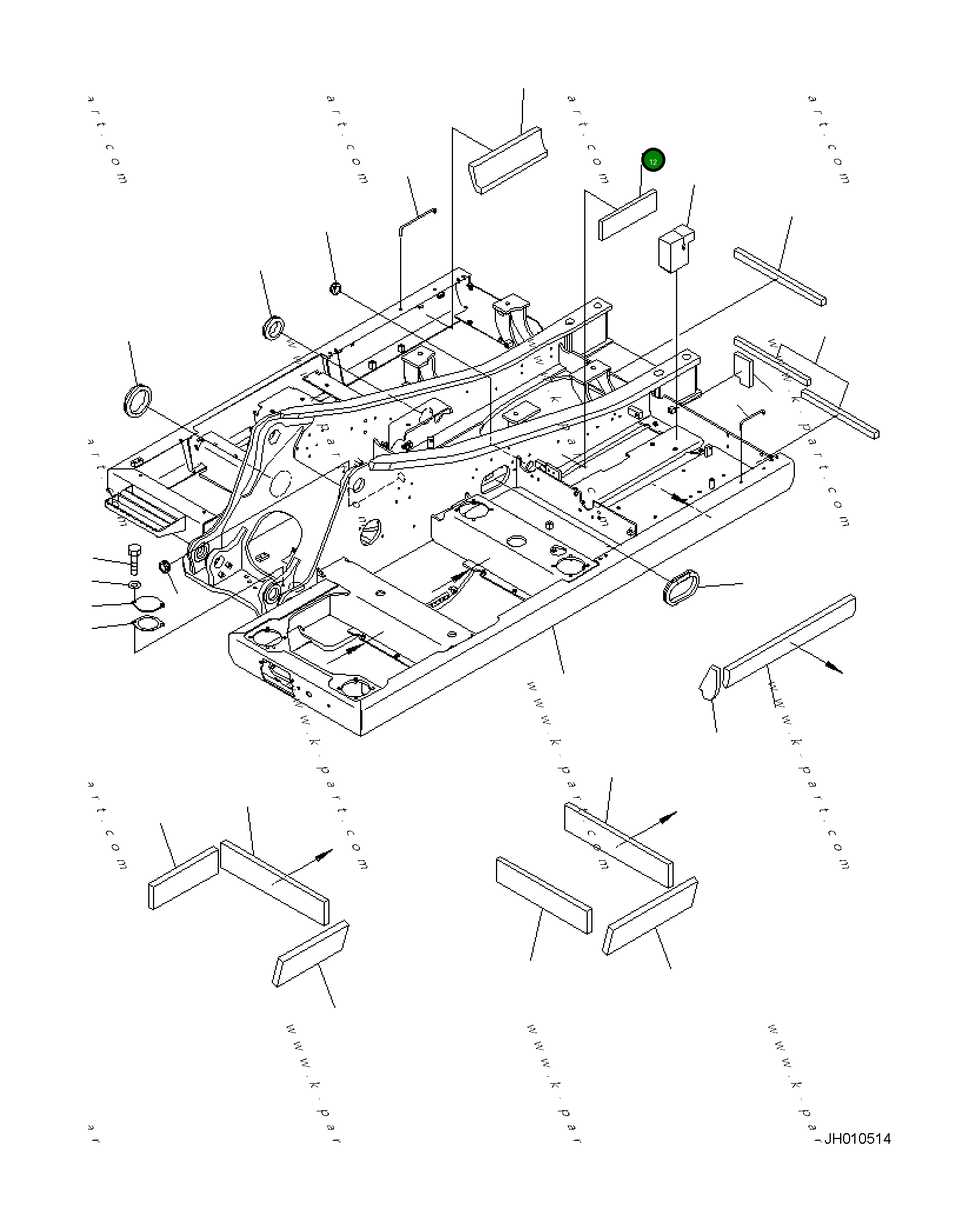 Лист 21K-46-41380 Komatsu