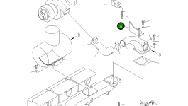Кронштейн 6711-11-4551 Komatsu