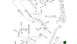 Кронштейн 195-01-36270 Komatsu