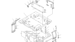 Кронштейн 23A-54-27541 Komatsu