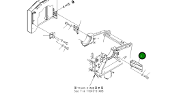 Кронштейн 8240-54-1661 Komatsu