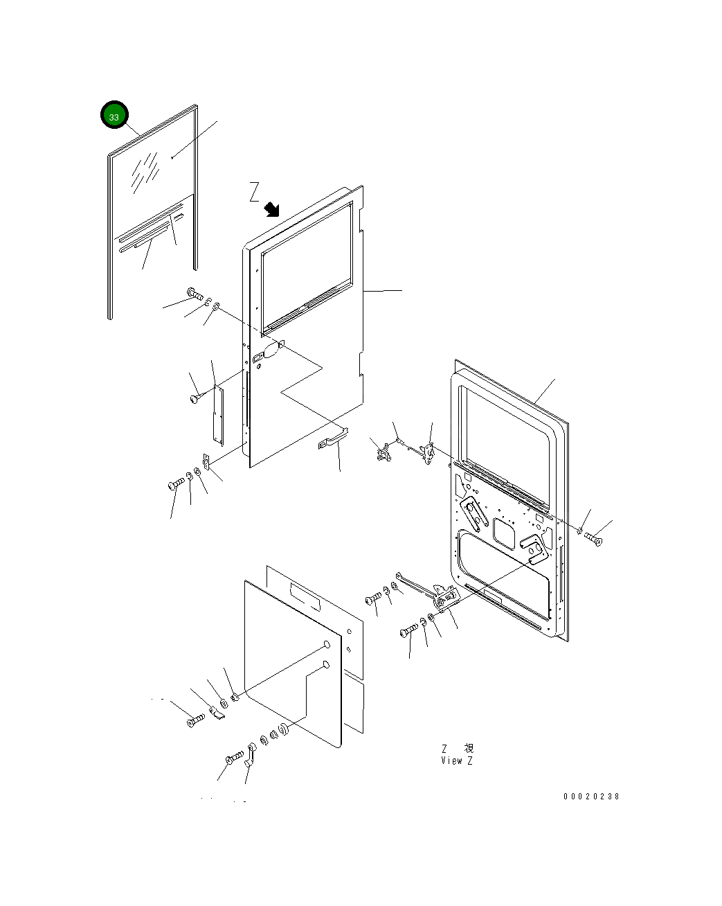 Направляющая 566-54-24712 Komatsu