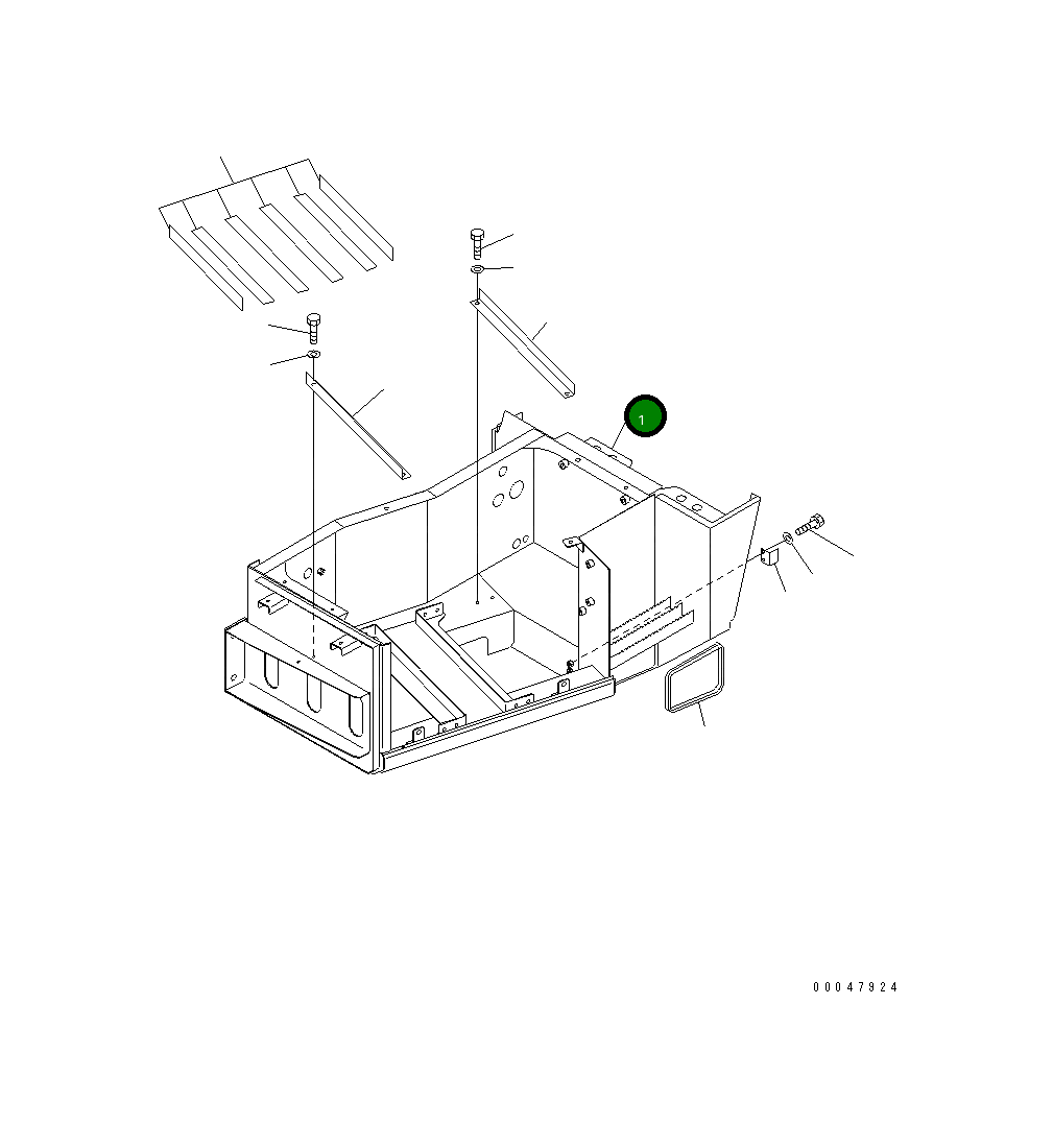 Кронштейн 56D-54-22514 Komatsu
